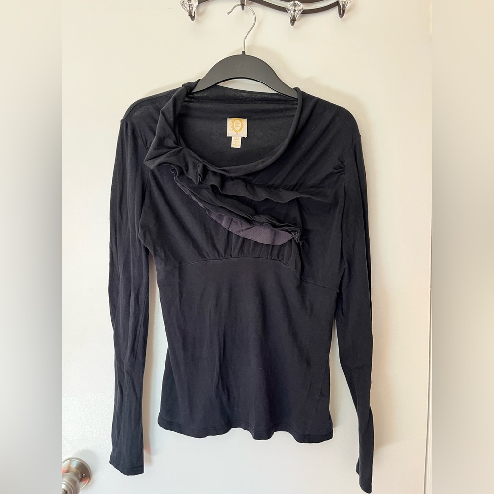 Anthropologie Ric Rac long sleeve top Sz M